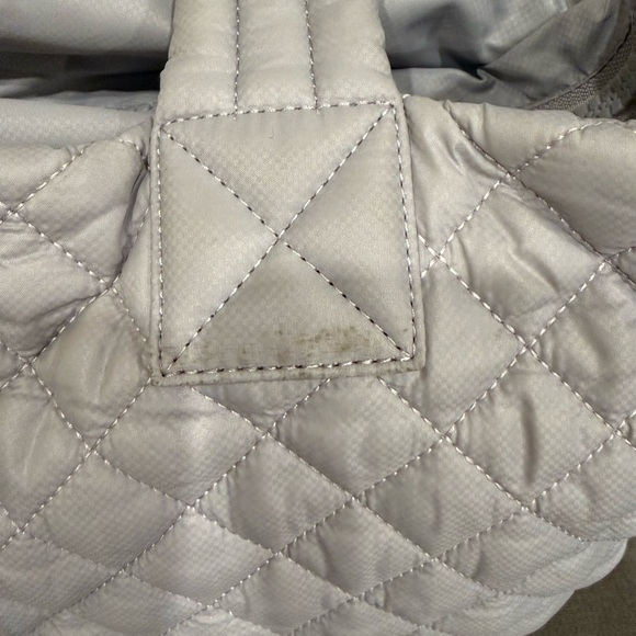 MZ Wallace Soft Gray Quilted Tote - Picture 5 of 6